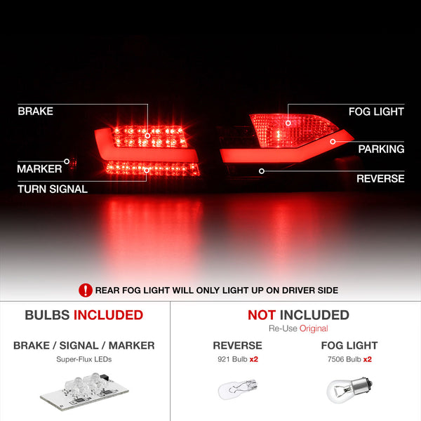 2009-2012 Audi A4 Rosso Burgundy Tail Light