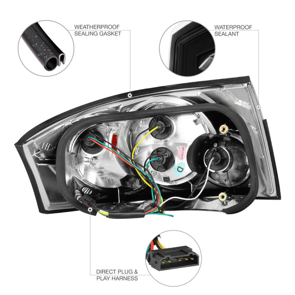 2000-2006 Audi TT Black Tail Light