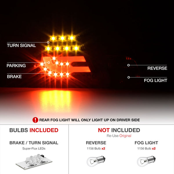 2003-2006 BMW E46 3-Series Black Tail Light
