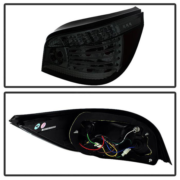 2008-2010 BMW E60 5 Series Smoked Tail Light