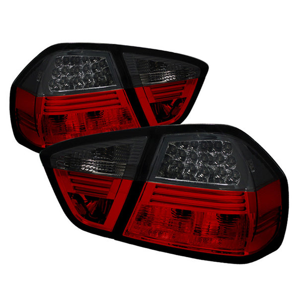 2006-2008 BMW E90 3-Series Rosso Burgundy Tail Light