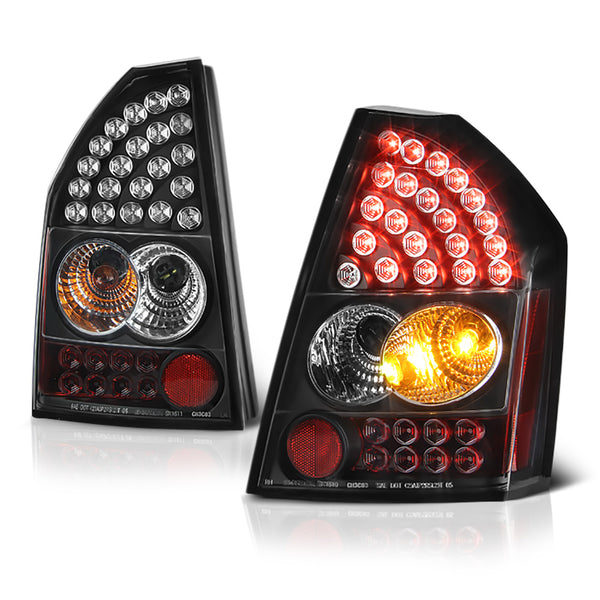 2008-2010 Chrysler 300C Black Tail Light