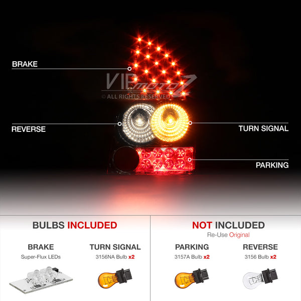 2008-2010 Chrysler 300C Black Tail Light