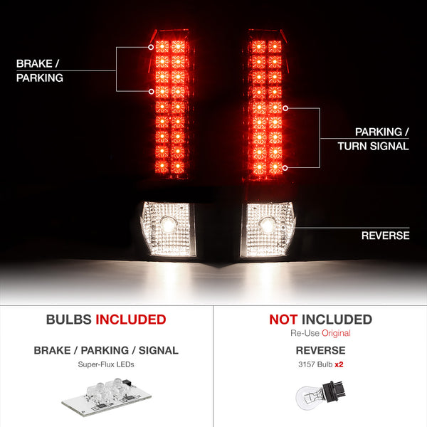 2002-2006 Chevrolet Avalanche 1500 | 2500 Smoked Tail Light