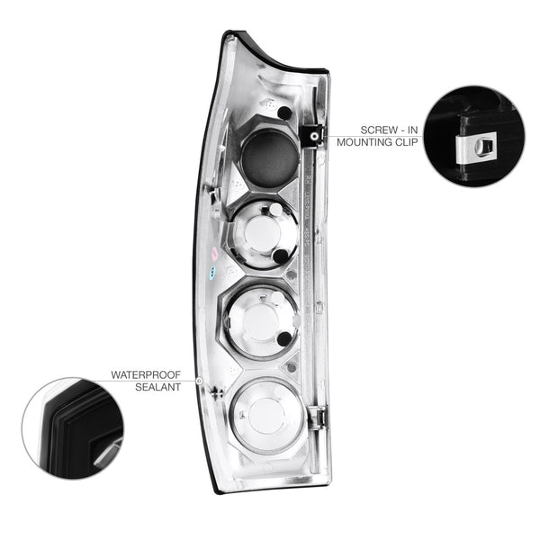 2002-2006 Chevrolet Avalanche 1500 | 2500 Black Tail Light