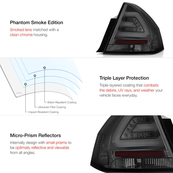 2006-2013 Chevrolet Impala Smoked Tail Light