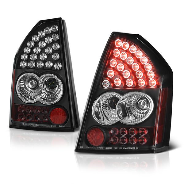 2005-2007 Chrysler 300 Black Tail Light