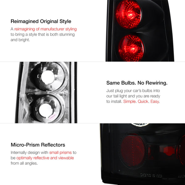 2003-2006 Chevrolet Silverado 1500 | 2500 | 3500 Sinister Black Tail Light