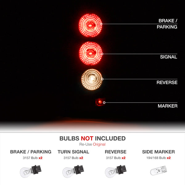 2003-2006 Chevrolet Silverado 1500 | 2500 | 3500 Chrome Tail Light