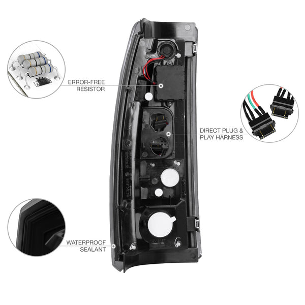 2003-2006 Chevrolet Silverado 1500 | 2500 | 3500 Sinister Black Tail Light