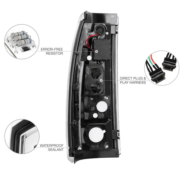 2003-2006 Chevrolet Silverado 1500 | 2500 | 3500 Chrome Tail Light