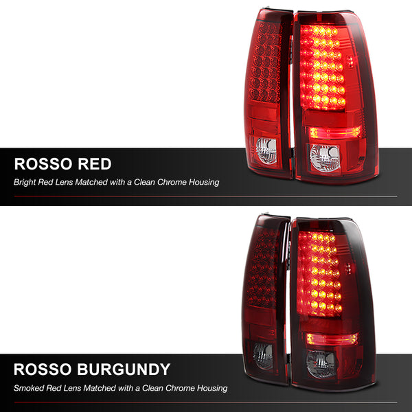 2003-2006 Chevrolet Silverado 1500 | 2500 | 3500 Rosso Burgundy Tail Light