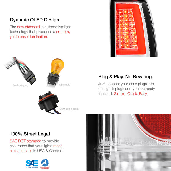 2003-2006 Chevrolet Silverado 1500 | 2500 | 3500 Chrome Tail Light