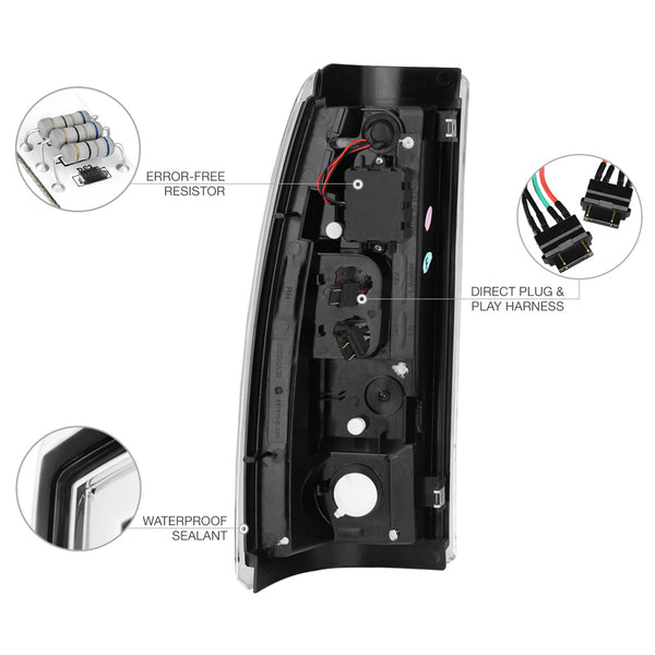 2003-2006 Chevrolet Silverado 1500 | 2500 | 3500 Chrome Tail Light