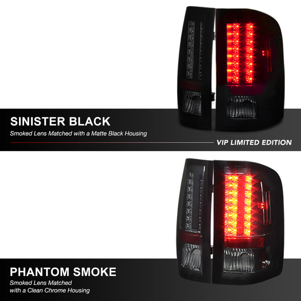 2007-2013 Chevrolet Silverado 1500 | 2500HD | 3500HD Sinister Black Tail Light