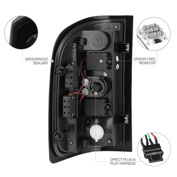 2007-2013 Chevrolet Silverado 1500 | 2500HD | 3500HD Sinister Black Tail Light