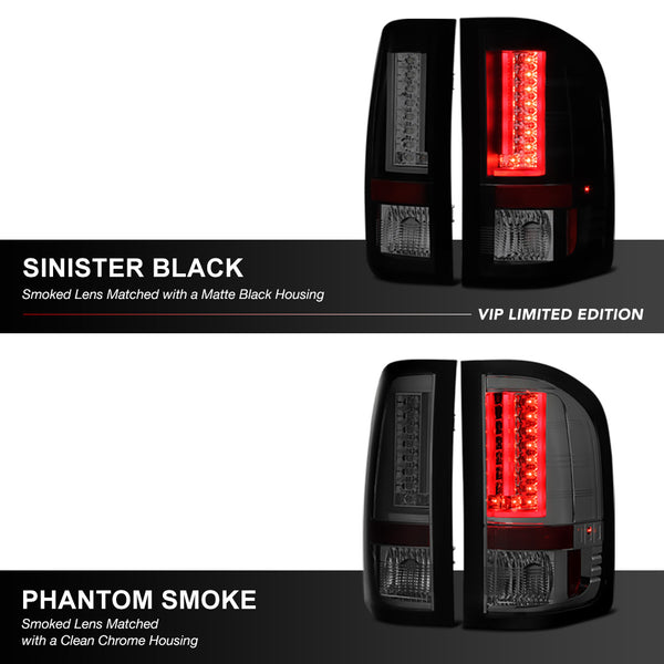 2007-2013 Chevrolet Silverado 1500 | 2500HD | 3500HD Sinister Black Tail Light