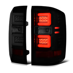 2014-2016 Chevrolet Silverado 1500 Sinister Black Tail Light