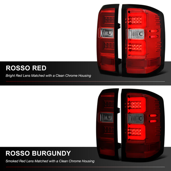 2014-2016 Chevrolet Silverado 1500 Red Tail Light