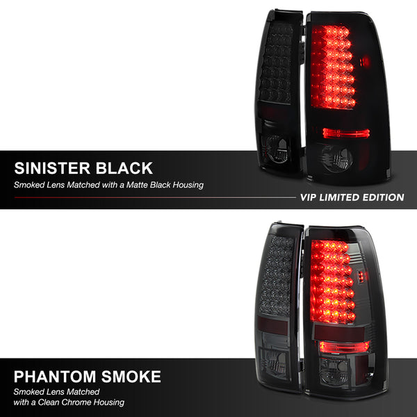 1999-2002 Chevrolet Silverado 1500 | 2500 | 3500 Sinister Black Tail Light