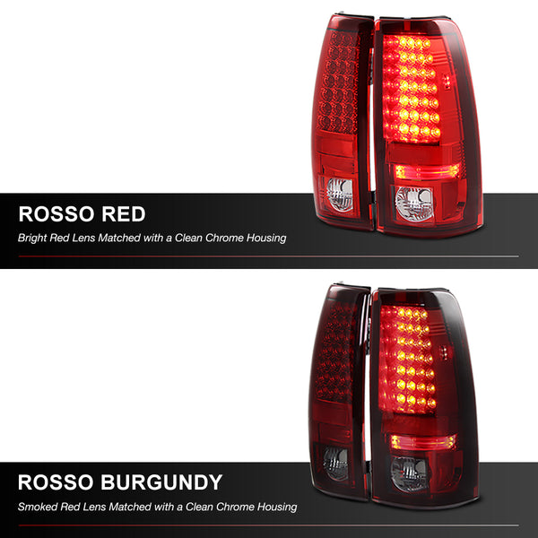 1999-2002 Chevrolet Silverado 1500 | 2500 | 3500 Rosso Burgundy Tail Light