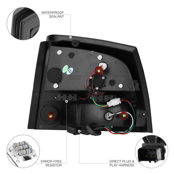 2006-2008 Dodge Charger Smoked Tail Light