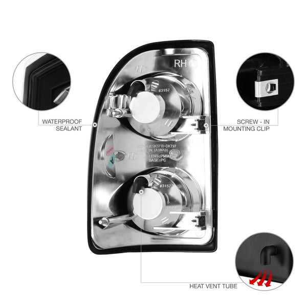 1997-2004 Dodge Dakota Black Tail Light