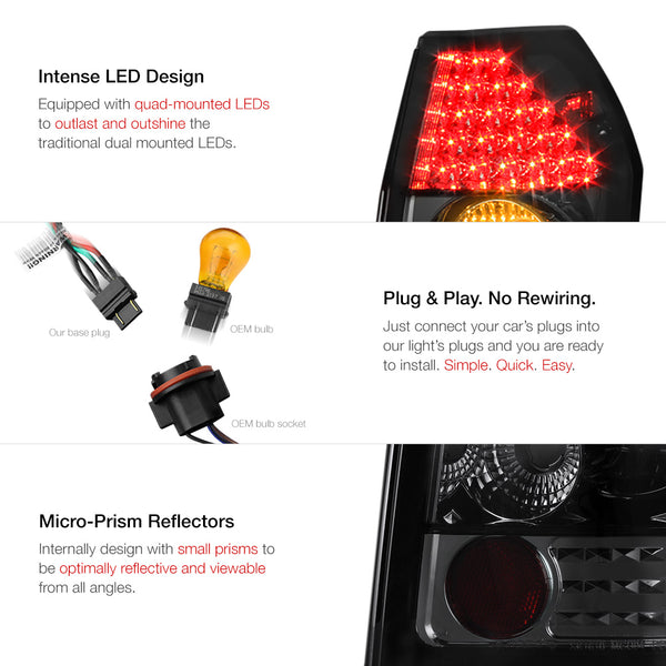 2005-2008 Dodge Magnum Smoked Tail Light