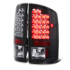 2002-2006 Dodge RAM 1500 Black Tail Light