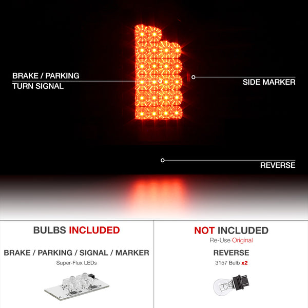 2002-2006 Dodge RAM 1500 Smoked Tail Light