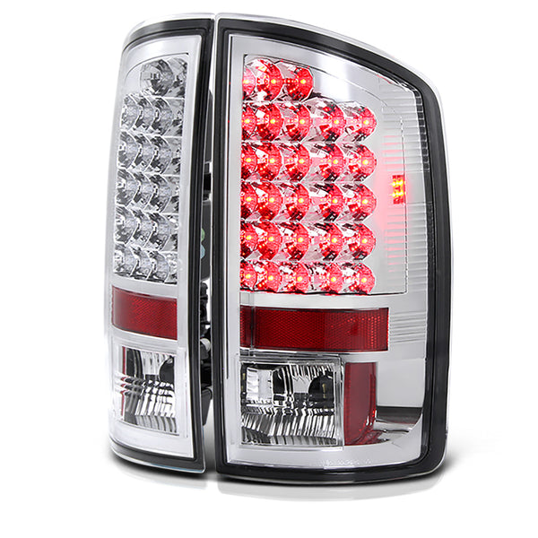 2007-2008 Dodge RAM 1500 Chrome Tail Light