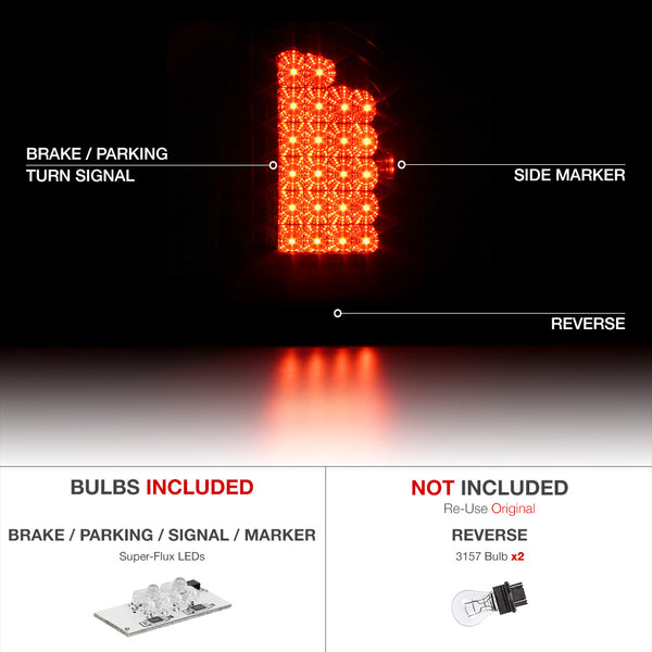 2007-2008 Dodge RAM 1500 Chrome Tail Light