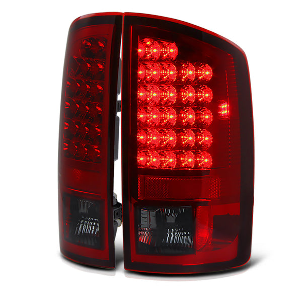 2007-2008 Dodge RAM 1500 Rosso Burgundy Tail Light