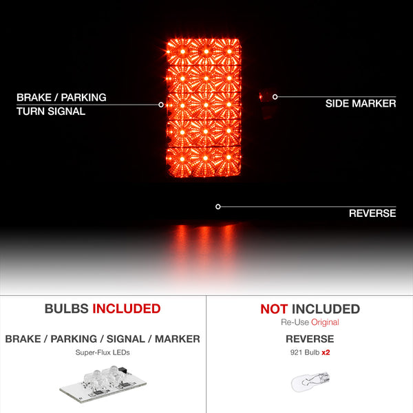 2009-2017 Dodge RAM 1500 Sinister Black Tail Light