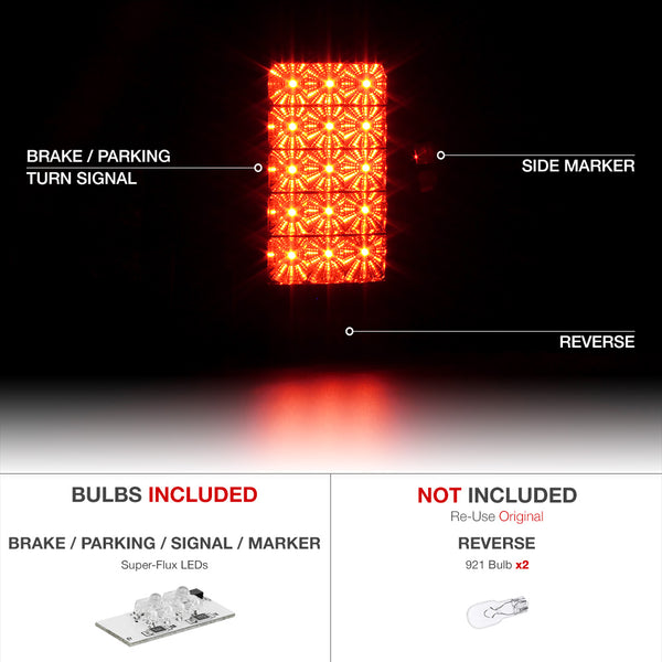 2009-2017 Dodge RAM 1500 Smoked Tail Light