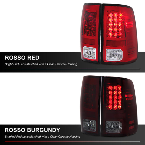 2013-2017 Dodge RAM 1500 | 2500 | 3500 Rosso Burgundy Tail Light