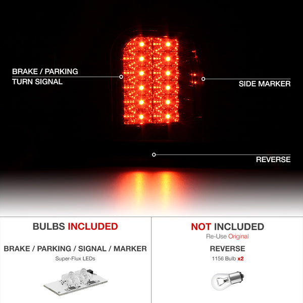 1994-2001 Dodge RAM 1500 Smoked Tail Light