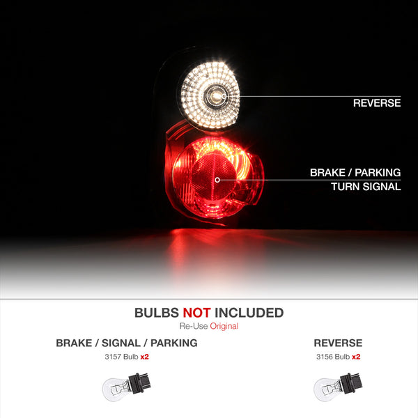 2001-2003 Ford F-150 Black Tail Light