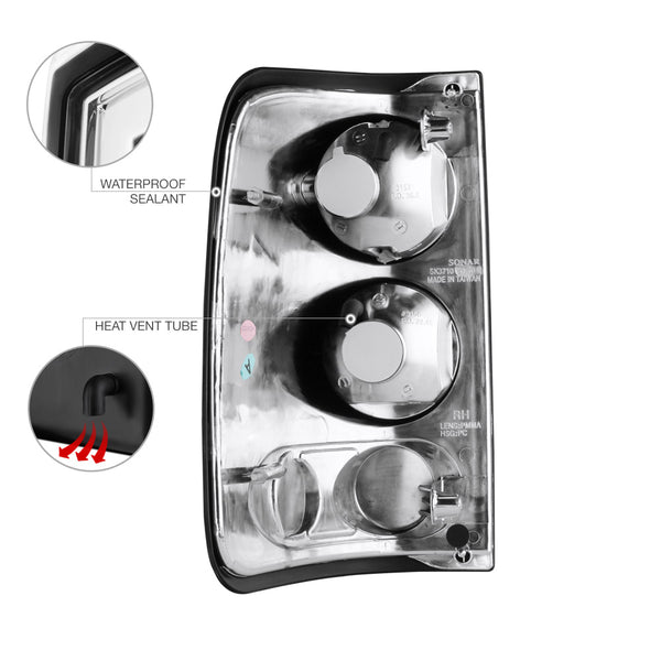 2004-2008 Ford F-150 Chrome Tail Light