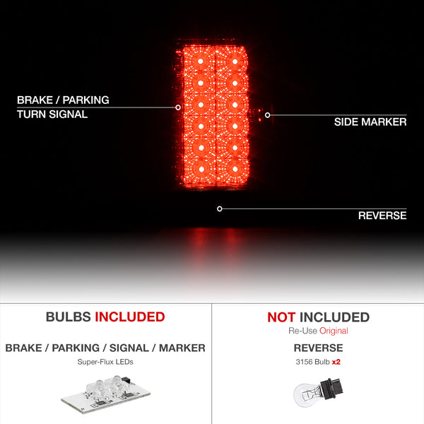 2004-2008 Ford F-150 Sinister Black Tail Light