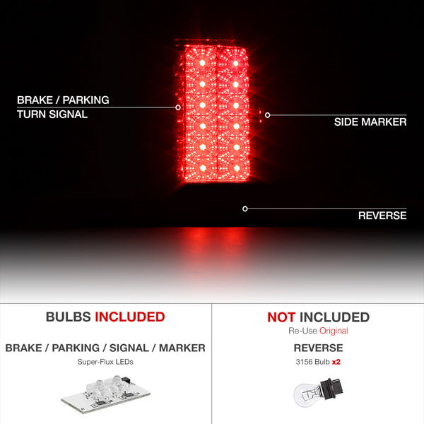 2004-2008 Ford F-150 Rosso Red Tail Light