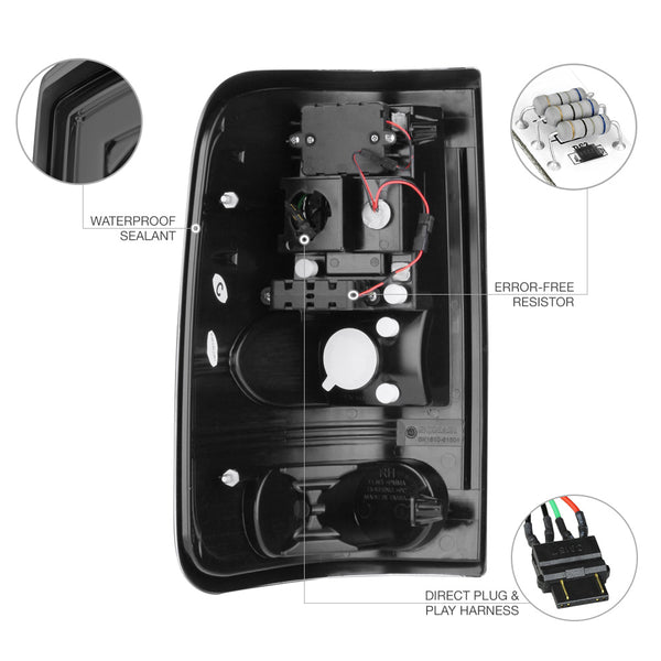 2004-2008 Ford F-150 Smoked Tail Light