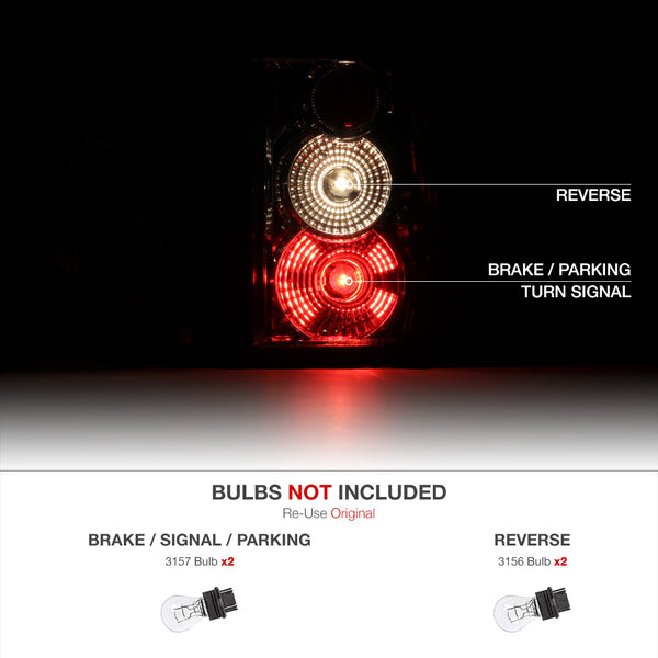 2004-2009 Ford F-150 Black Tail Light