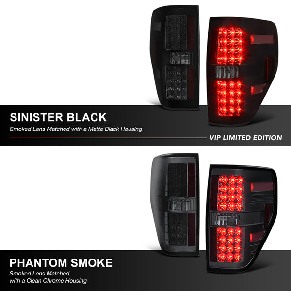 2009-2014 Ford F-150 Sinister Black Tail Light