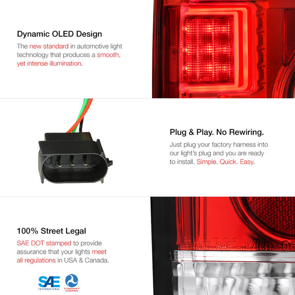 2015-2017 Ford F-150 Red Tail Light