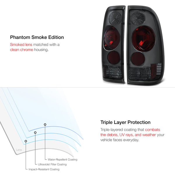 1997-2003 Ford F-150 Smoked Tail Light