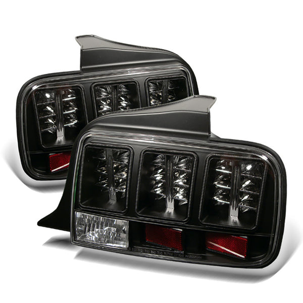 2005-2009 Ford Mustang Black Tail Light