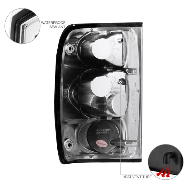 2001-2011 Ford Ranger Chrome Tail Light