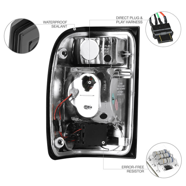 2001-2011 Ford Ranger Smoked Tail Light