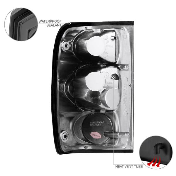 2001-2011 Ford Ranger Smoked Tail Light